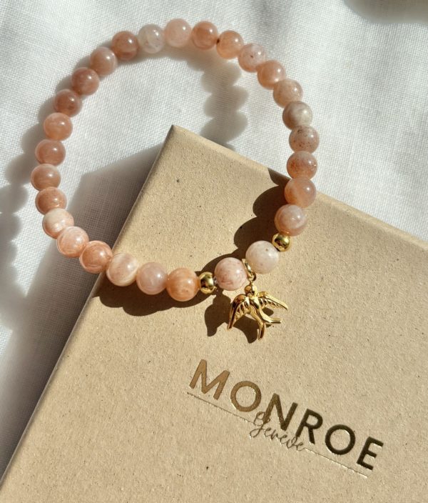 Bracelet PIERRE DE SOLEIL avec charm à choix