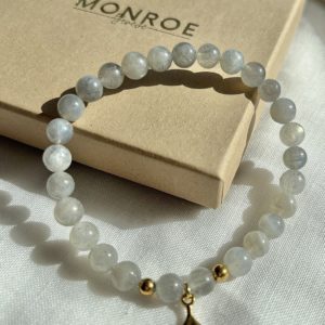 Bracelet LABRADORITE avec charm à choix