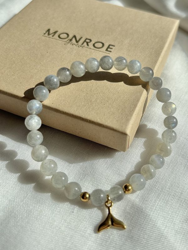 Bracelet LABRADORITE avec charm à choix